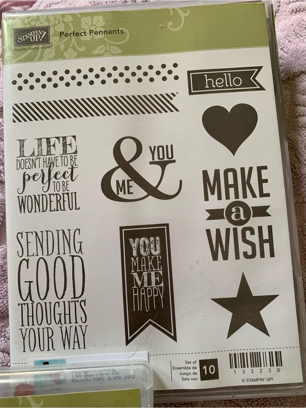 Stampin' Up! Perfect Pennants Stamp Set